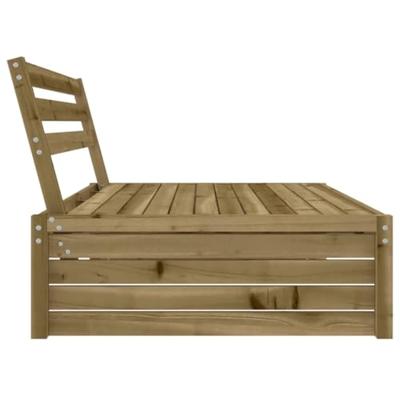 Tuinmiddenbank 120x80 cm gempregneerd grenenhout