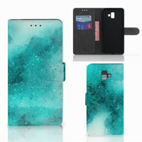 Hoesje Samsung Galaxy J6 Plus (2018) Painting Blue - thumbnail