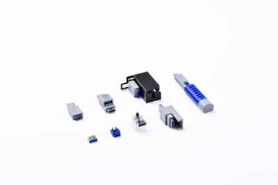 Smartkeeper U03DB poortblokker Poortblokkeersleutel DVI, RJ-45, USB Type-A Blauw 1 stuk(s)