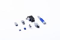 Smartkeeper U03DB poortblokker Poortblokkeersleutel DVI, RJ-45, USB Type-A Blauw 1 stuk(s) - thumbnail