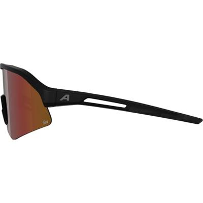 Alpina sports sportbril sonic hr m q-lite rode lens mat zwart