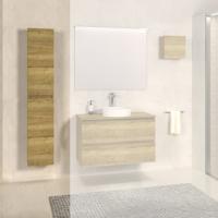 Kolomkast Wiesbaden Hoge Kast 160 cm Bologna 160x40x35 Nato (2 deuren) - thumbnail