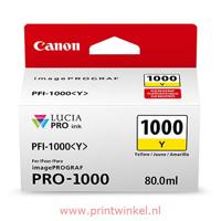 Canon PFI-1000Y Yellow Ink - thumbnail