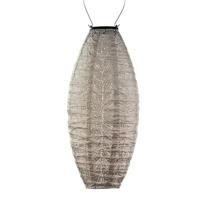 Long Oval dia. 20 cm Folia licht taupe lampion Lumiz - Lumiz - thumbnail