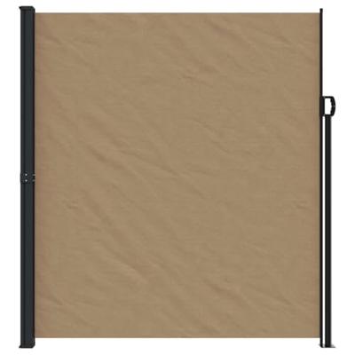 VidaXL Windscherm uittrekbaar 220x600 cm taupe