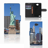 LG Bello 2 Flip Cover Vrijheidsbeeld - thumbnail