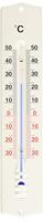 Buitenthermometer metaal wit 20.4 cm - thumbnail