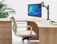 Manhattan 461580 Monitor-tafelbeugel Aantal monteerbare displays: 1 Display(s) 43,2 cm (17) - 81,3 cm (32) Zwart Draaibaar, In hoogte verstelbaar, Kantelbaar, - thumbnail