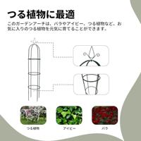 Tuinboogtorens voor rozen en klimplanten 2 stuks - thumbnail