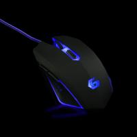 Gaming muis USB, zwart/blauw - thumbnail