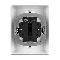 REV 0510066992 2-voudig Stopcontact (onderbouw) IP20 Wit - thumbnail