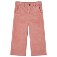 VidaXL Kinderbroek 92 ribfluweel oudroze - thumbnail