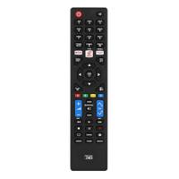 TNB TNB universele afstandsbediening voorgeprogrammeerd Panasonic, Philips, LG, Samsung en Sony, zwart - thumbnail