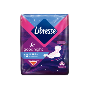 Libresse Goodnight Ultra Large Maandverband Libresse Goodnight Ultra Large Maandverband
