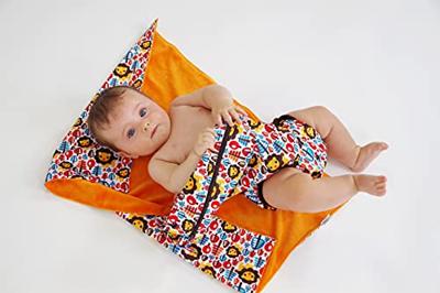 Petit Lulu Overbroekje Blije Uilen (Happy Owls) - OneSize (4-15 kilo) - Drukknoopjes