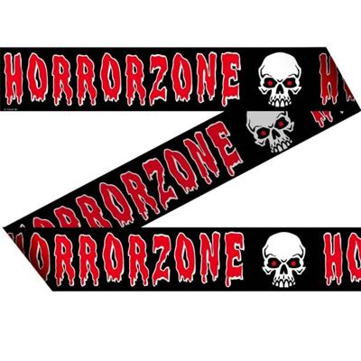 2x Markeerlinten Horror Zone - 15 Meter - Halloween/horror Thema Versiering - Afzetlinten 2x Markeerlinten Horror Zone - 15 Meter - Halloween/horror Thema Versiering - Afzetlinten
