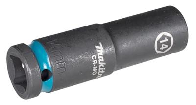 Makita E-16455 Impact Black Krachtdop 1/2" lang | 14 mm