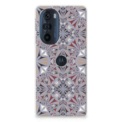Motorola Edge 30 Pro | TPU | Siliconen hoesje | Flower Tiles