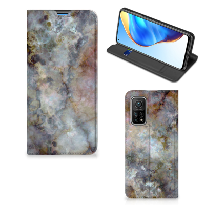 Xiaomi Mi 10T | 10T Pro | Standcase | Marmer Grijs Xiaomi Mi 10T | 10T Pro | Standcase | Marmer Grijs
