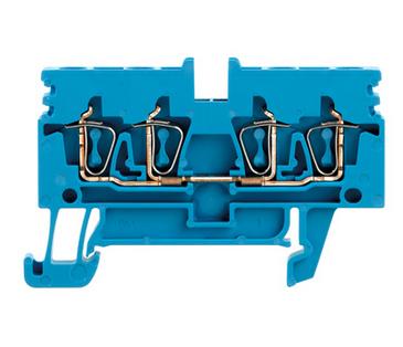 Weidmüller 1933750000 Doorgangsserieklem Spanveer Blauw 50 stuk(s)