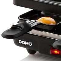 DOMO Just us DO9147G Gourmetstel Grillfunctie, Anti-aanbaklaag, Controlelampje, 4 pannen Zwart - thumbnail