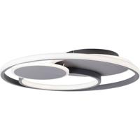 Brilliant Plafondlamp Runda 50cm 3-rings Antraciet G99371/22 - thumbnail