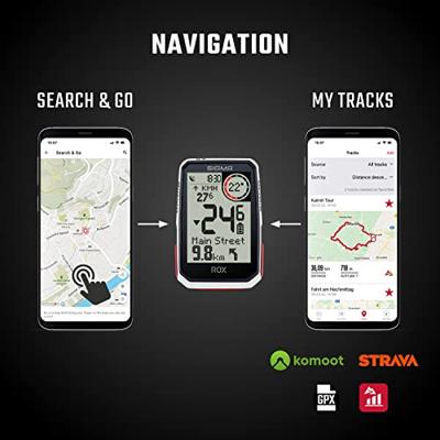 Sigma rox 4.0 gps zw/wit hr stuurhouder + ant + /ble borstriem - thumbnail
