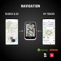 Sigma rox 4.0 gps zw/wit hr stuurhouder + ant + /ble borstriem - thumbnail
