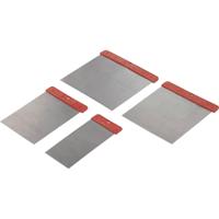 Basetech BT-1882845 Koolstofstalen wandkrabber met rode kunststof steel - thumbnail