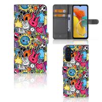 Samsung Galaxy M14 | Wallet Case | met Pasjes | Punk Rock - thumbnail