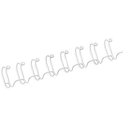 Fellowes draadruggen, doos van 100 stuks, 8 mm, wit