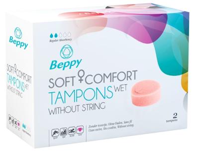 Beppy Soft+ comfort tampons wet 2 Stuks Beppy Soft+ comfort tampons wet 2 Stuks