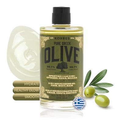 Korres Pure Greek Olive 3 In 1 Nourishing Oil 100 ml