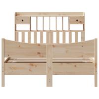 Bedframe zonder matras massief grenenhout 140x200 cm - thumbnail