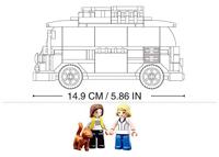 Sluban Hippy Bus bouwstenen set (M38-B0707) - thumbnail