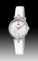 Horlogeband Lotus 18458/1 Leder Wit - thumbnail