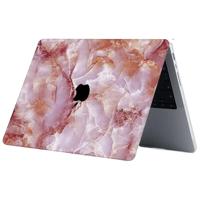 Lunso MacBook Pro 16 inch (2021-2024) cover hoes - case - Marble Finley - thumbnail