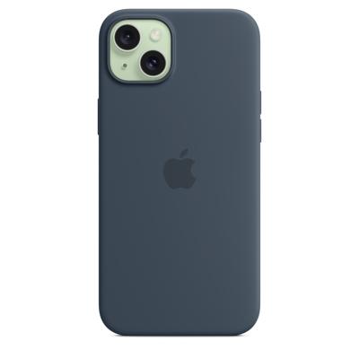 MT123ZM/A Apple Silicone Case with MagSafe iPhone 15 Plus Storm Blue