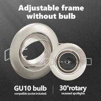 VidaXL Spotje 12 pcs zilver 9 x 9 x 2.5 cm metaal - thumbnail