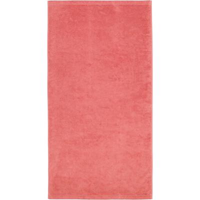 Cawö Cawo Lifestyle Uni Handdoek 50x100 koralle