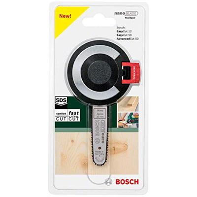 Bosch Home and Garden 2609256D84 nanoBLADE Wood Speed 50 Micro-kettingzaagblad Geschikt voor EasyCut 12, EasyCut 50, AdvancedCut 18, AdvancedCut 50