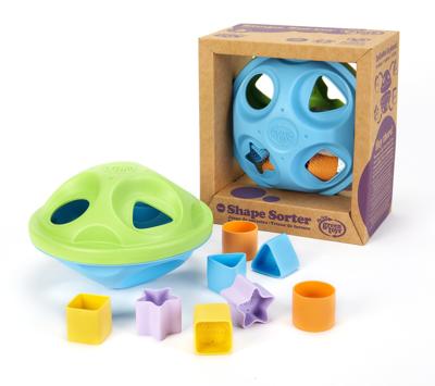 Green Toys Blokjes spel vormen sorteren - thumbnail