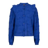 Indian Blue Jeans Meisjes shirt ls bloemen ruffel - Konings blauw - thumbnail