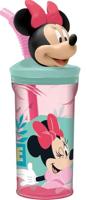 Beker met Rietje Minnie Mouse CZ11337 Roze 360 ml 3D - thumbnail