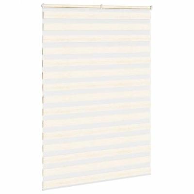 VidaXL Zebra rolgordijn 160x200 cm stofbreedte 155,9 cm marmerbeige