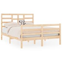 Bedframe massief hout 140x190 cm - thumbnail