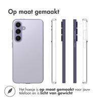 Accezz Clear Backcover Samsung Galaxy S24 FE Telefoonhoesje Transparant - thumbnail