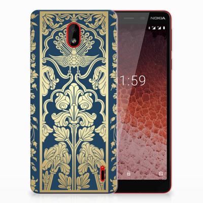 Nokia 1 Plus | TPU Case | Beige Flowers