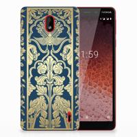 Nokia 1 Plus | TPU Case | Beige Flowers - thumbnail