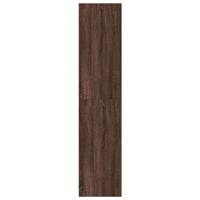 Hoge kast 45x41x185 cm bewerkt hout bruin eikenkleurig - thumbnail